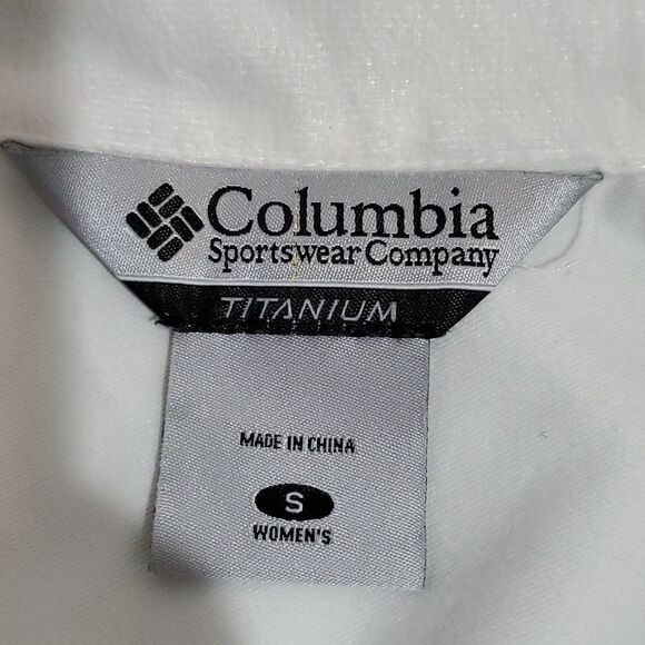 Columbia titanium small white zip up jacket - Picture 7 of 8